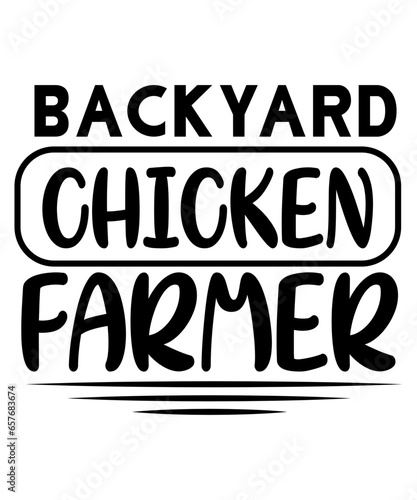 backyard chicken farmer svg