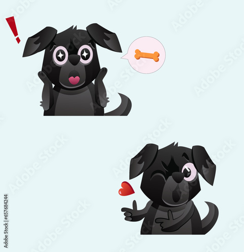 Set of 2 Cute Puppies photo