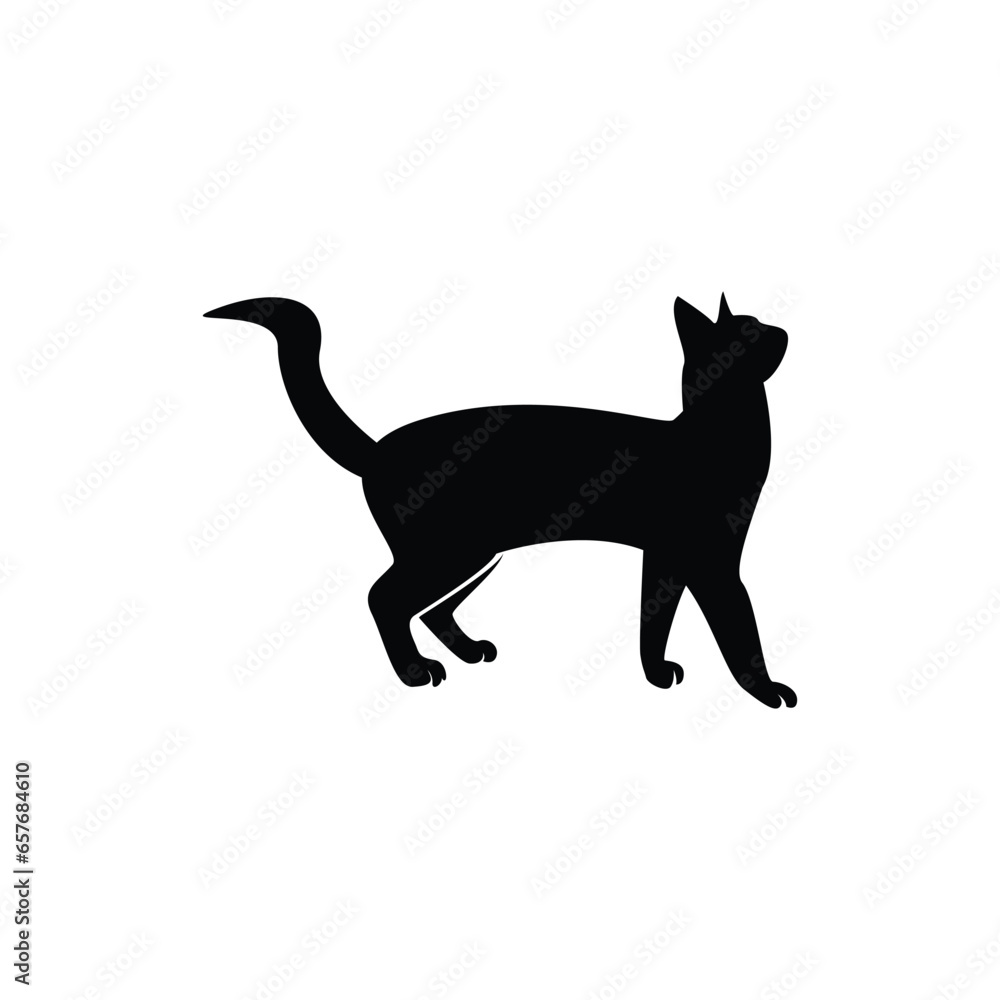 black cat logo icon