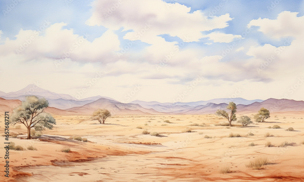 valley in the middle desert