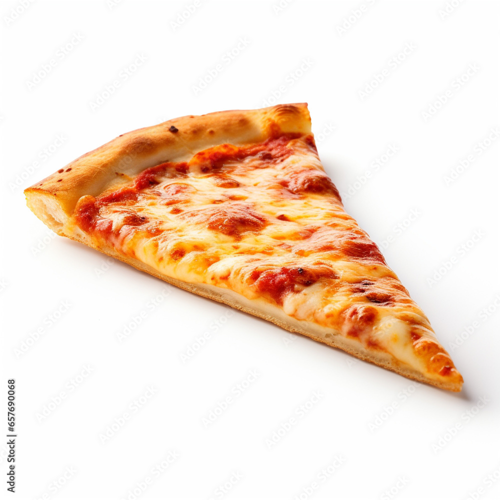 Pizza with pepperoni and mushrooms isolated on white background. Top view. Pizza with pepperoni and mushrooms isolated on white background. Top view.