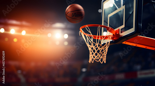 Basketball in the fly, generative AI, upscaled © Thomas