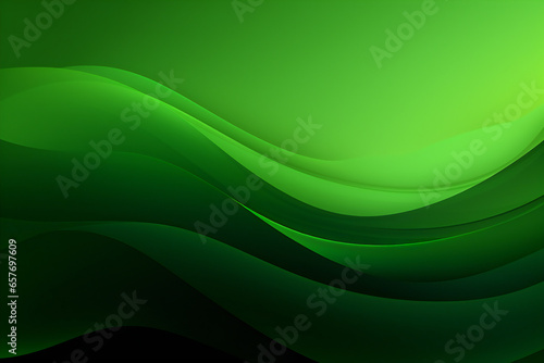 green gradient background, Generative AI