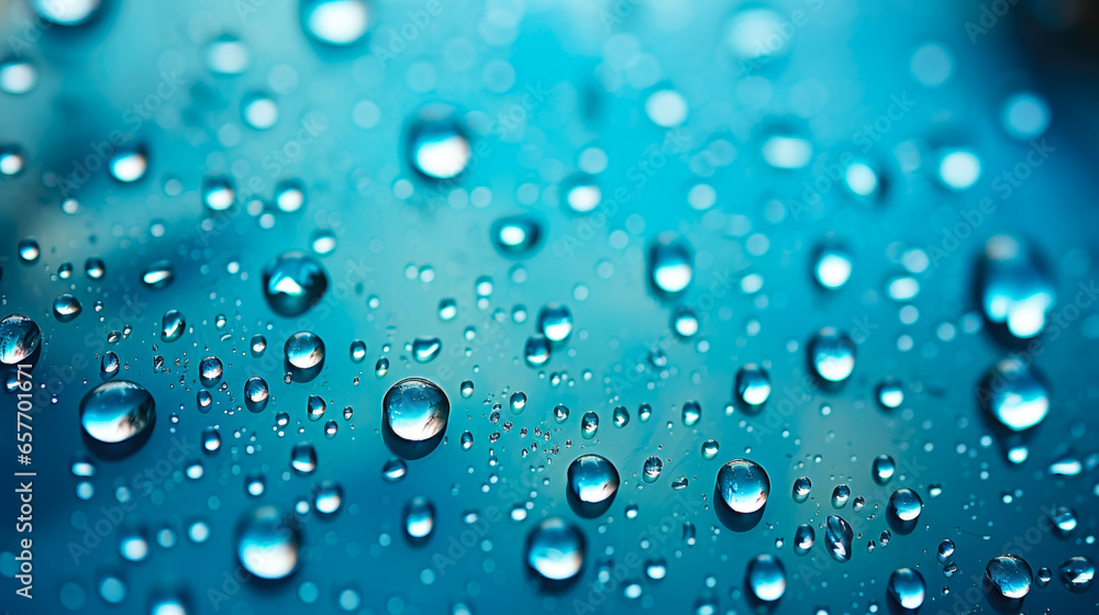 Liquid Luminance: The Beauty of Rain on Glass