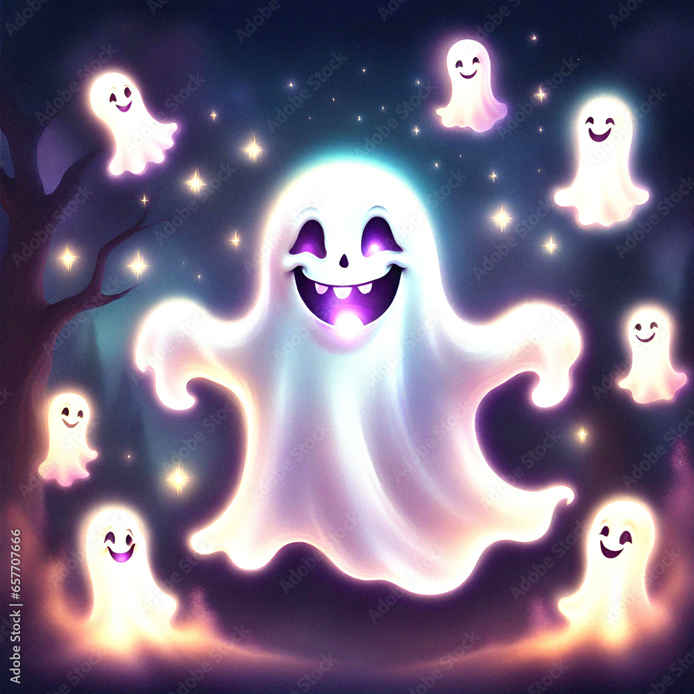 Halloween witch with a pumpkin, witch, cute ghost, cute pumpkin monster, cute little witch. Halloween witch with a pumpkin, witch, cute ghost, cute pumpkin monster, cute little witch.