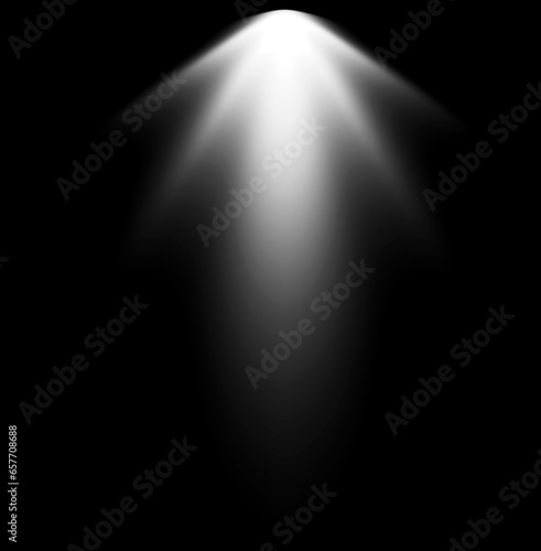 Concert stage with white spotlight. Royalty high-quality free stock image of Stage white spotlights black background. White spotlight strike through the darkness, light Effects