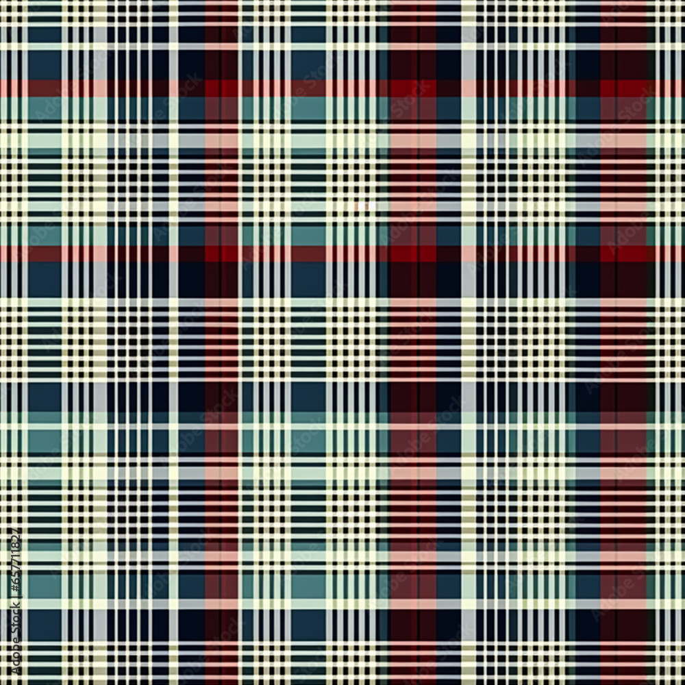 Seamless plaid, tartan, check pattern, tileable country style print for wallpaper, wrapping paper, scrapbook, fabric and product design