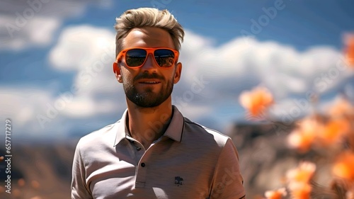 man in sunglasses