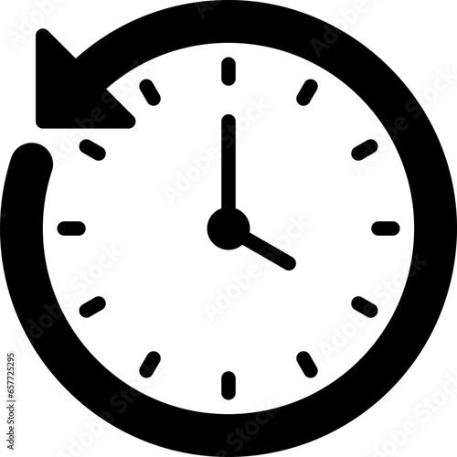 time rotation icon
