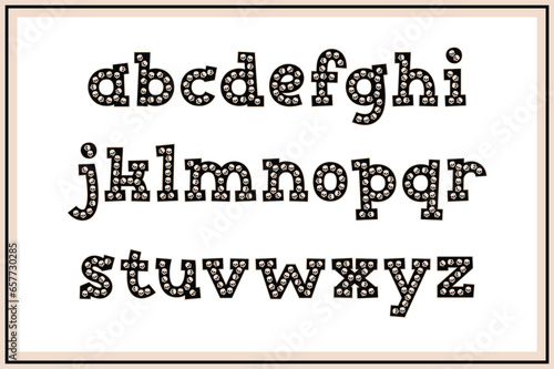 Versatile Collection of Skull Alphabet Letters for Various Uses