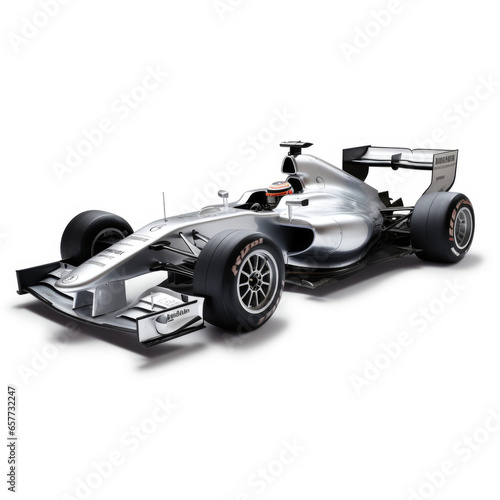 Wallpaper Mural silver racing car	 Torontodigital.ca