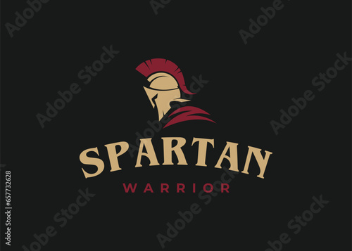 Spartan logo vector illustration