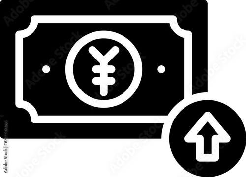 yen increase icon