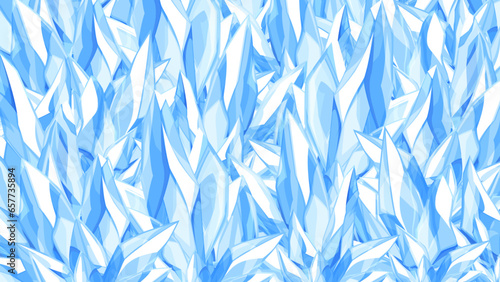 氷の刺の背景イラスト_16:9