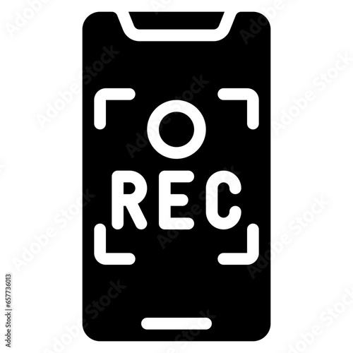 Mobile Phone Recording Icon