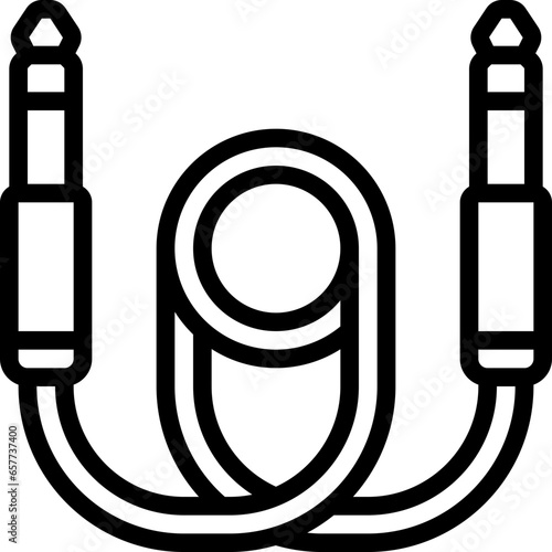 Audio Jack Cable Icon