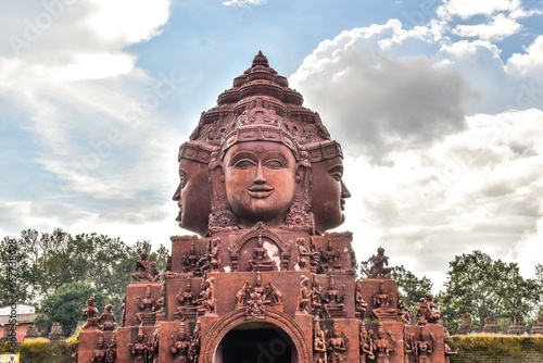 Entrance of Trimukhi temple 
