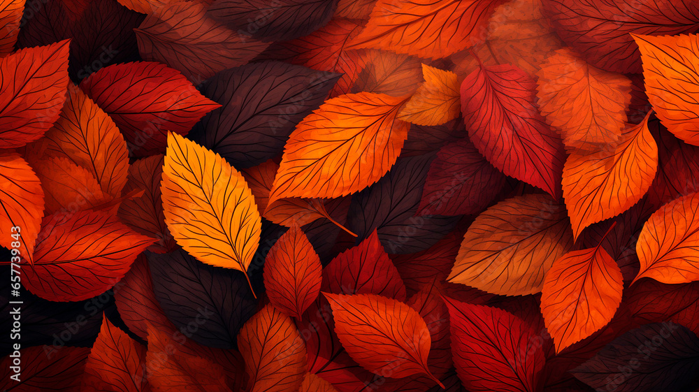 autumn background. colorful leaves.