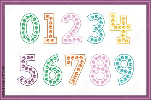 Versatile Collection of Skull Numbers for Various Uses