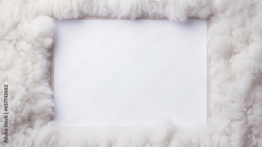 Wool Creative Abstract Geometric Frame. Textured photorealistic mount. Abstract Bright Surface Geometrical Horizontal Background. Ai Generated Photo frame with copy space. Wool Creative Abstract Geometric Frame. Textured photorealistic mount. Abstract Bright Surface Geometrical Horizontal Background. Ai Generated Photo frame with copy space.