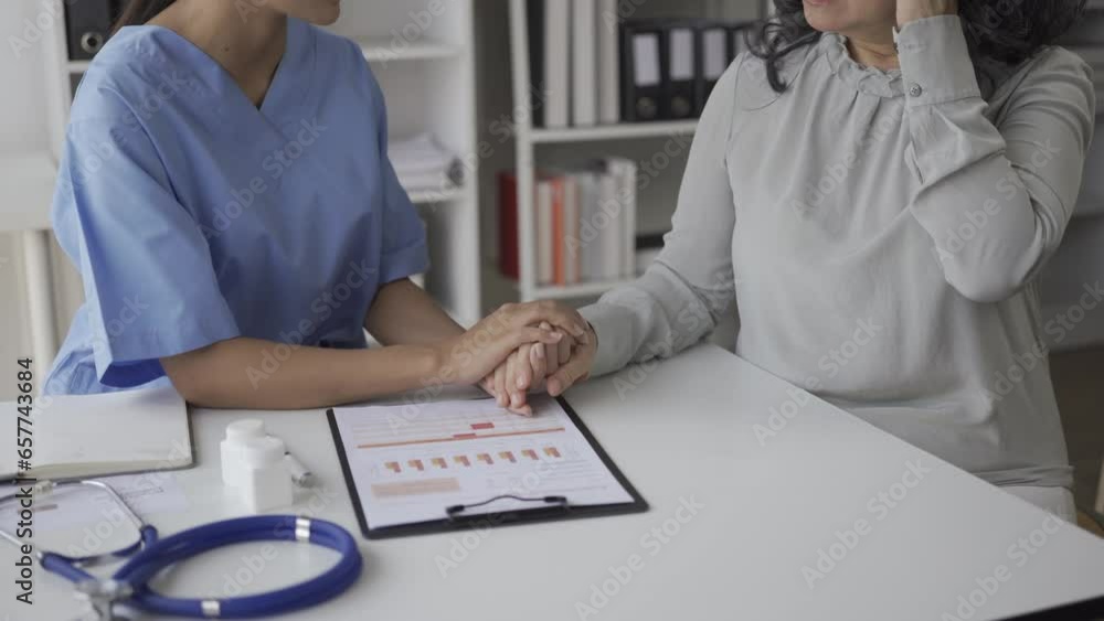 A nurse gives advice to an elderly person about his illness in the living room of his home. Providing medical care services at home Elderly patient care A nurse gives advice to an elderly person about his illness in the living room of his home. Providing medical care services at home Elderly patient care
