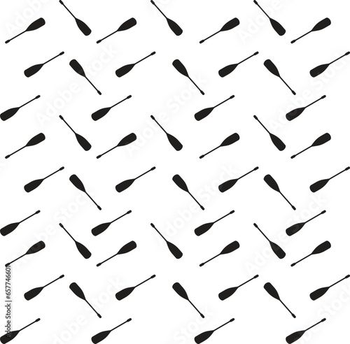 Paddle seamless pattern vector. For printing, texture, background, business, department, hobbies. Paddle pattern