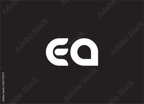 ea letter logo and monogram design