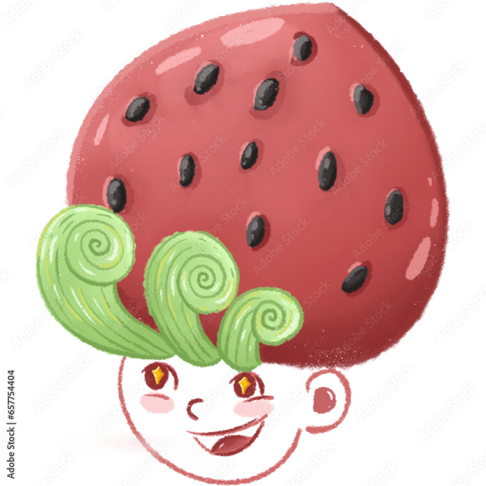 Strawberry cartoon Strawberry cartoon