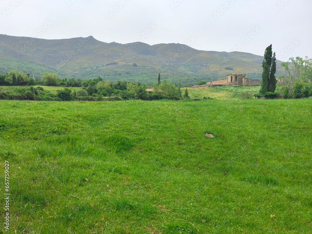 Fototapeta premium Village in center of Spain