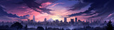 A bustling metropolis with towering skyscrapers, website banner background 