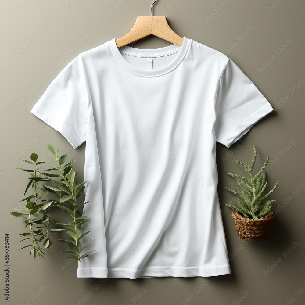 Mockup of a T-Shirt Photo Mockup of a T-Shirt Photo