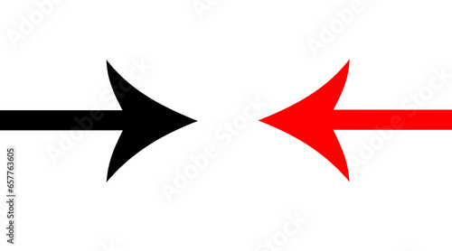 Free Download Red Black arrow icons set. Vector illustration.illustration curved arrow icons.Arrow sign icon set. - GFXLoad