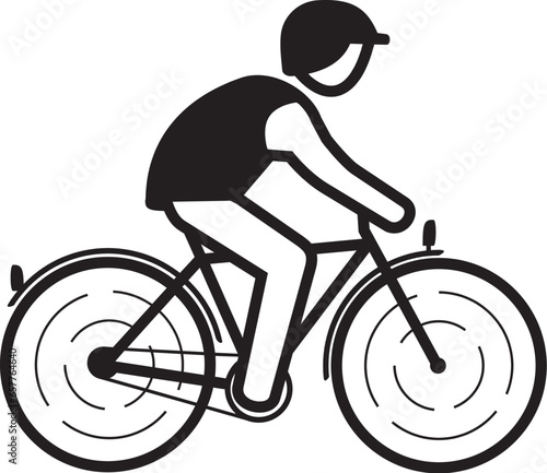 CYCLISTE EN RANDONNEE