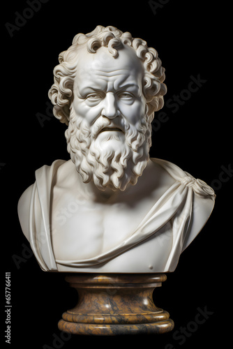 Marble bust of Democritus