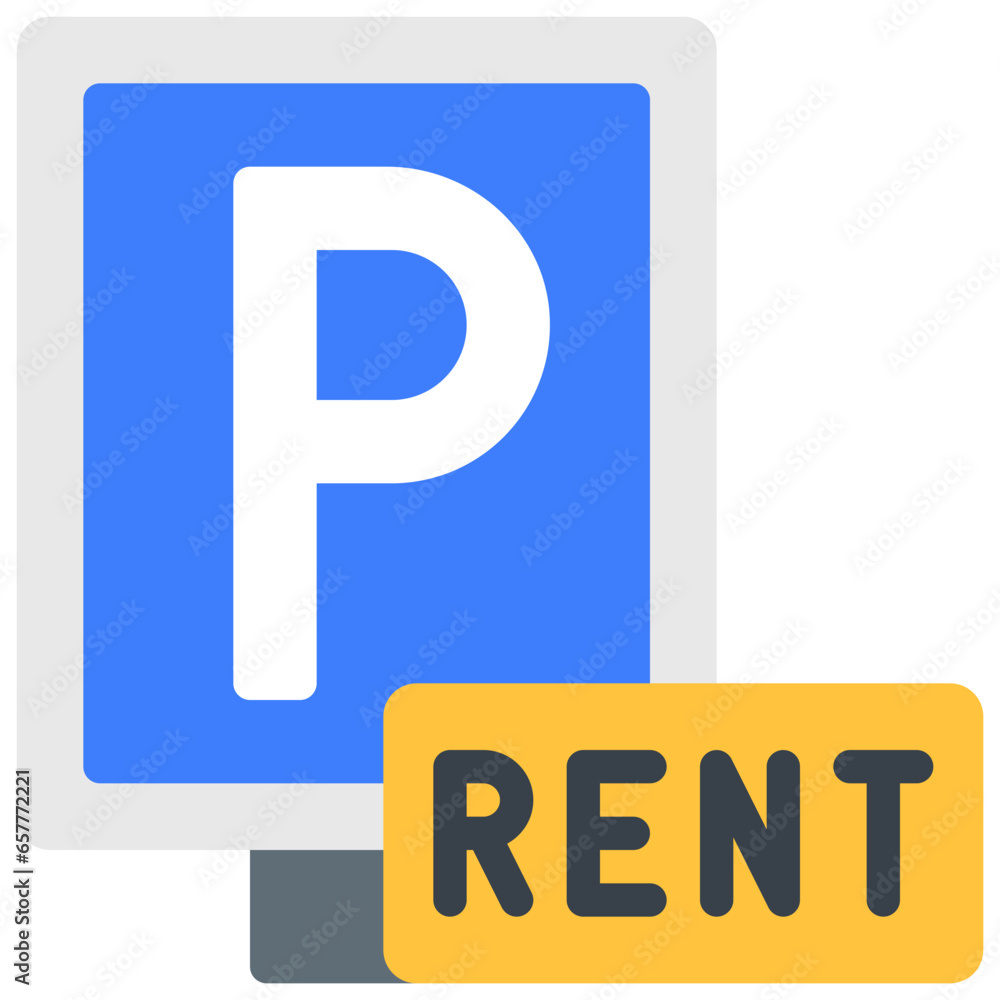 Parking Rent Icon Parking Rent Icon