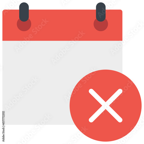 Missed Deadline Calendar Icon