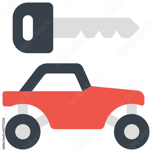 Buggy Rental Key Icon