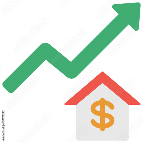 Housing Cost Increase Icon