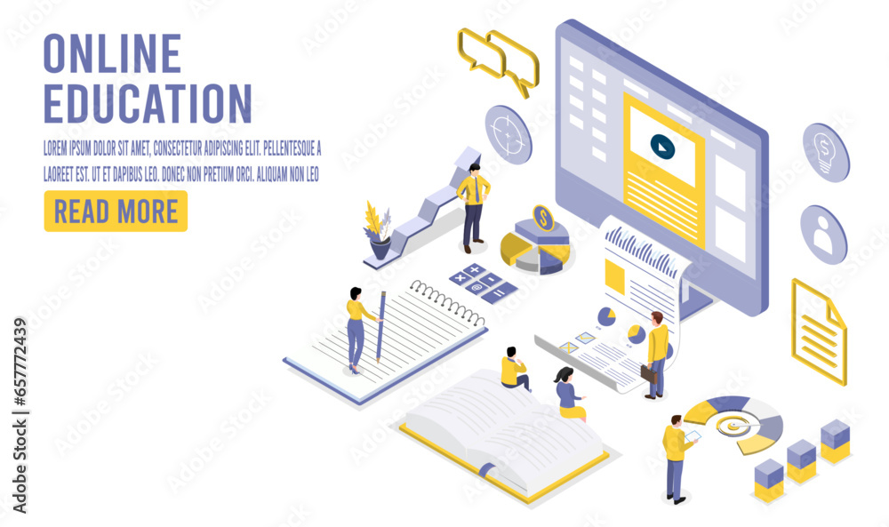 Education learning concept, love of reading. People reading or students studying and preparing for examination Education learning concept, love of reading. People reading or students studying and preparing for examination