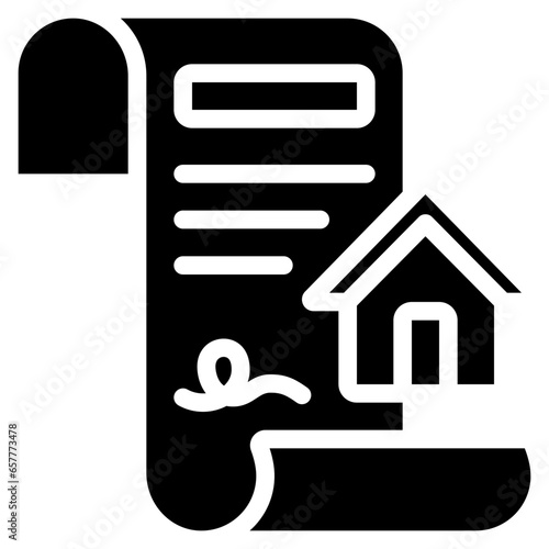 House Contract Icon