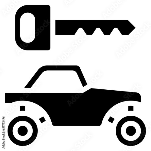 Buggy Rental Key Icon
