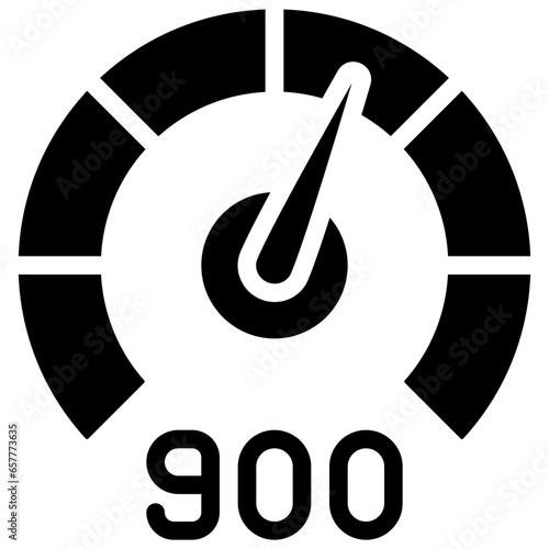 Credit Score Dial Icon