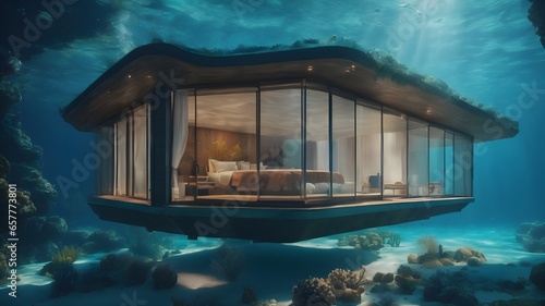 Underwater House Background And Wallpaper Very Cool