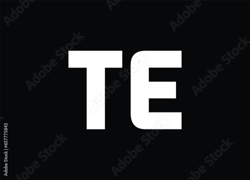 te logo digital logo technology logo smart logo stylish logo and monogram logo