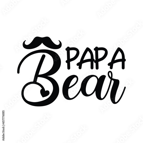 Papa bear, Papa Svg, 