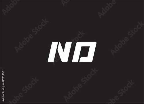 nd letter logo and monogram design