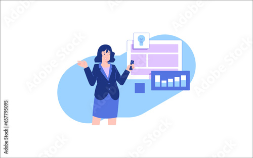 Business Illustration, vector
