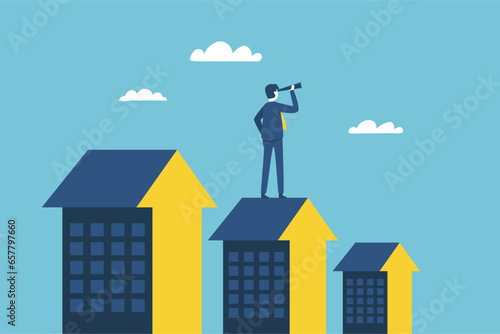 Real estate tycoons send cameras to watch the market to determine investments in homes and offices.