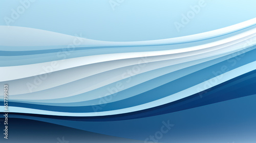 Abstract blue Waving Line Background