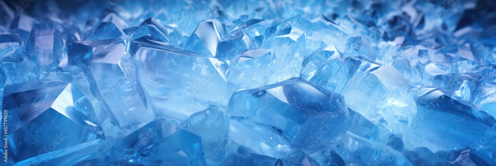Minimalistic blue ice texture with delicate geometric shapes Minimalistic blue ice texture with delicate geometric shapes